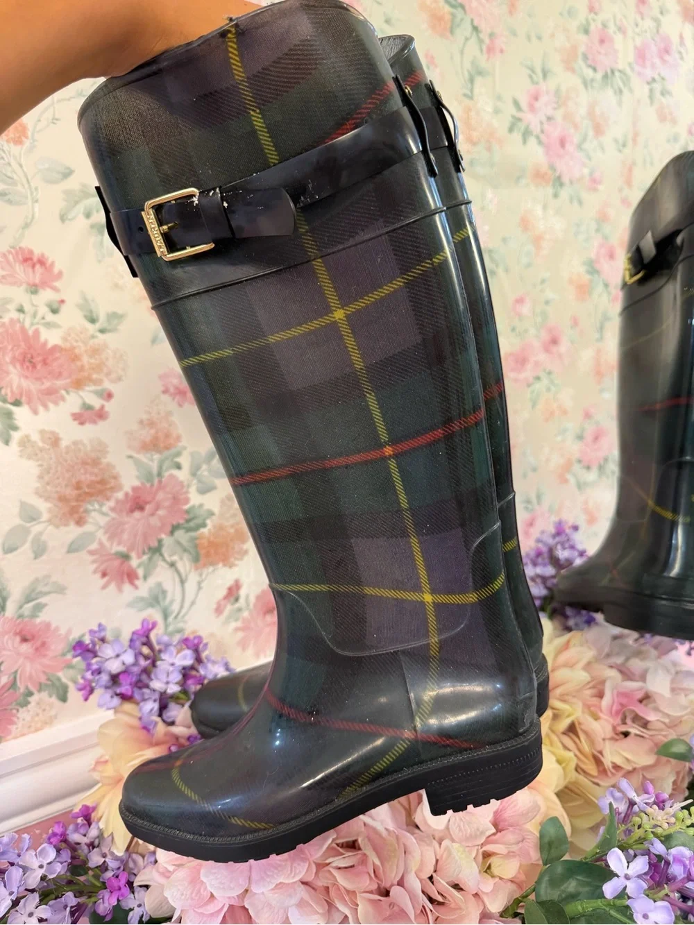 Ralph Lauren wear glossy rain