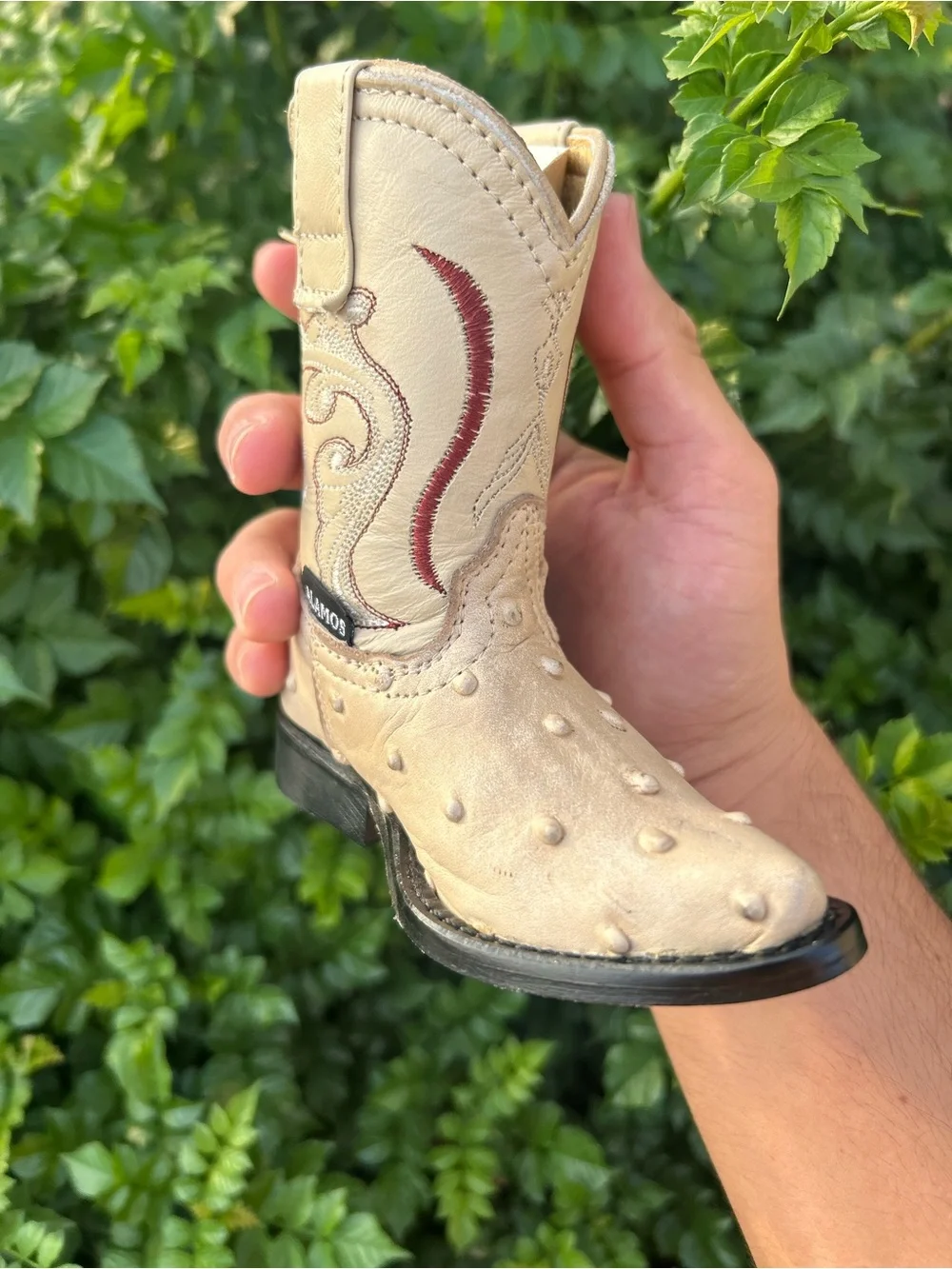 Boots ostrich infant