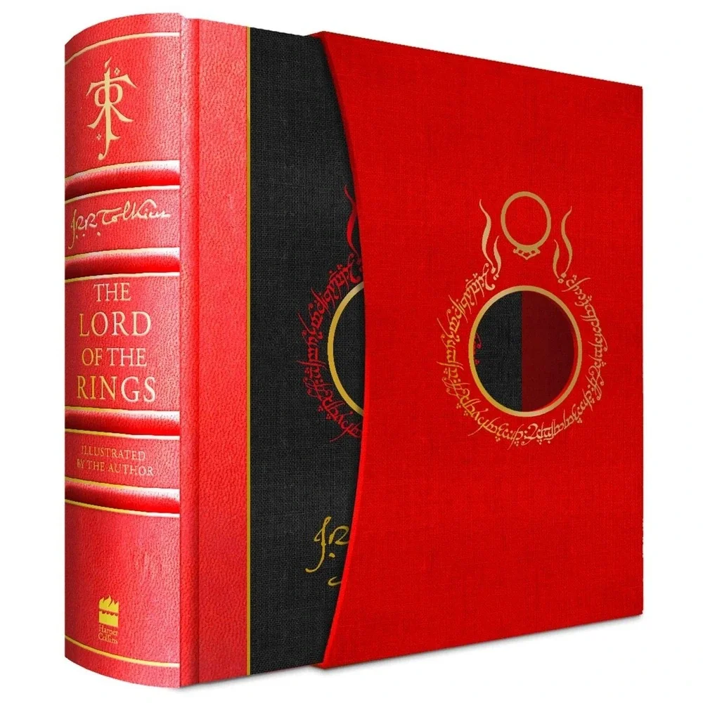 Lord of The Rings JRR Tolkien Deluxe‎ Illustrated Special Edition with Slipcase