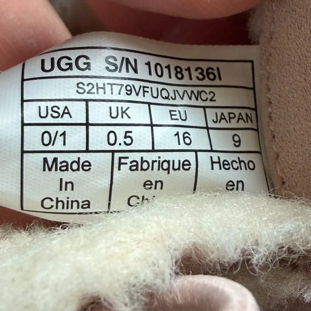 UGG size lemmon