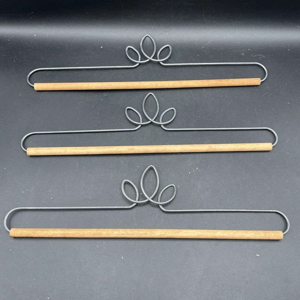 3 Ackfeld Gray Wire Metal Wood Dowel Quilt Craft Hanger Display Projects‎