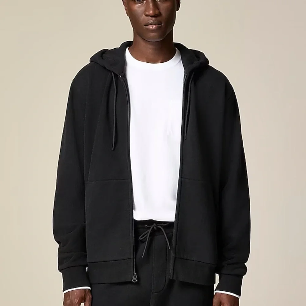 J crew Summit 11 oz. soft-knit fleece full-zip hoodie