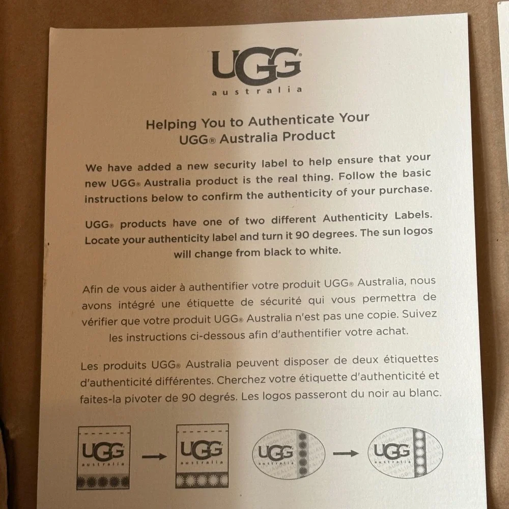 UGG new box