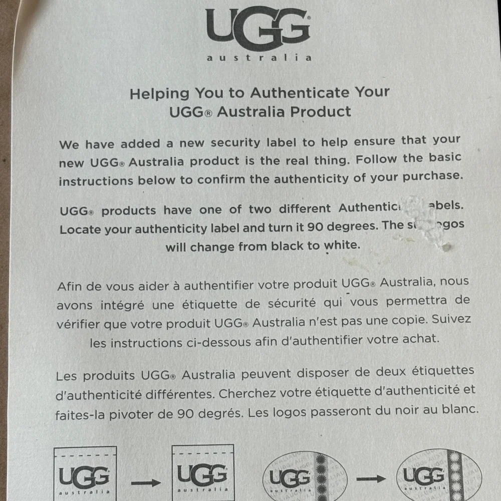 UGG new box