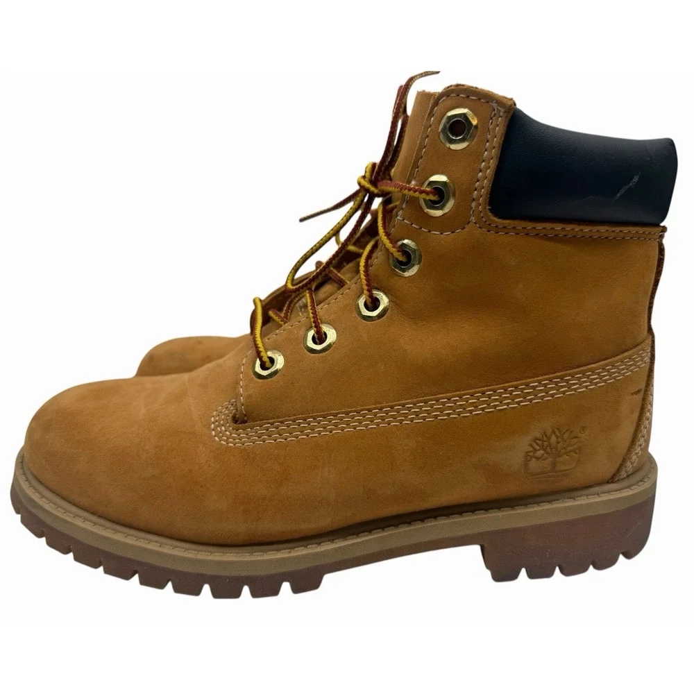 Timberland‎ Junior Youth 6-INCH PREMIUM WATERPROOF BOOTS Wheat 12909 SZ 4.5