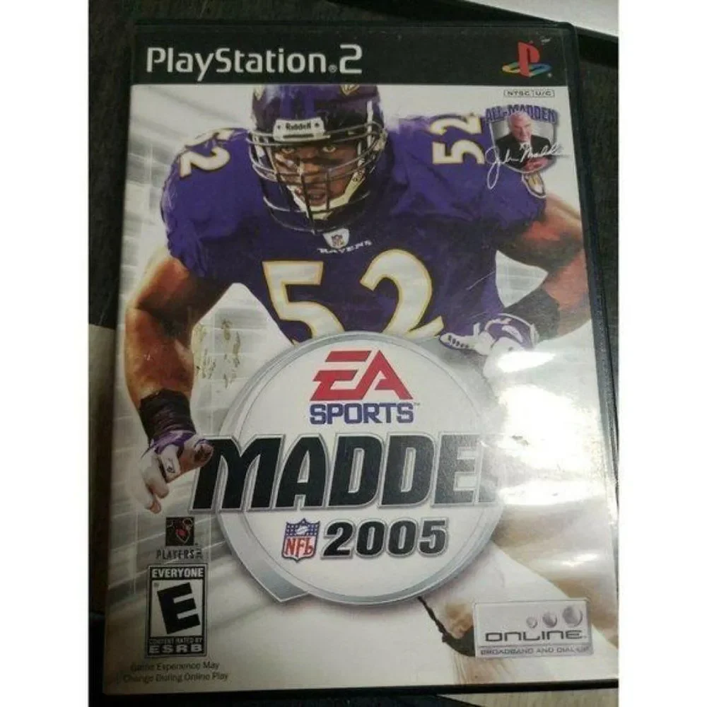 Madden NFL 2005 (Sony PlayStation‎ 2, 2004) football ps2 game sports #135547