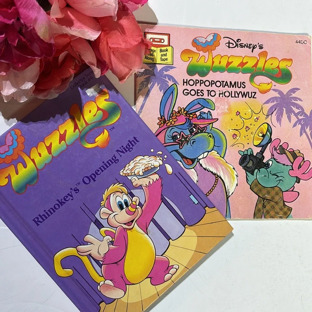 WUZZLES BOOK 1980s wuzzel book Wizzles Books WALT DISNEY WUZZLES BOOKS