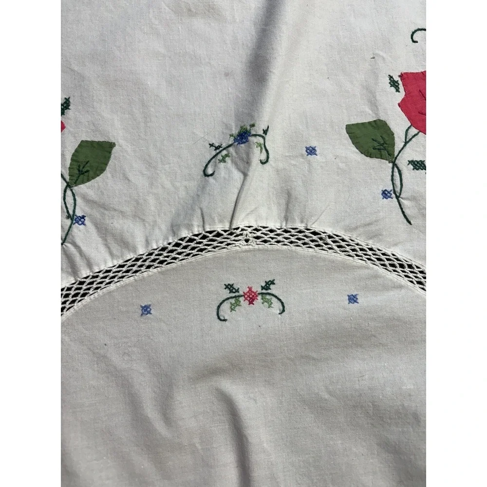 Handmade vintage appliqué