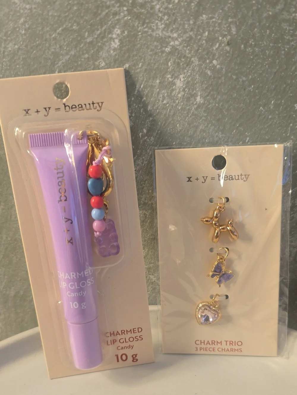 x + y= beauty soft lip includes