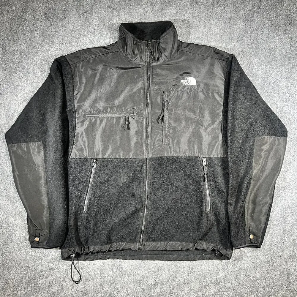 North Face Denali Fleece Jacket XL Black Full Zip Polartec