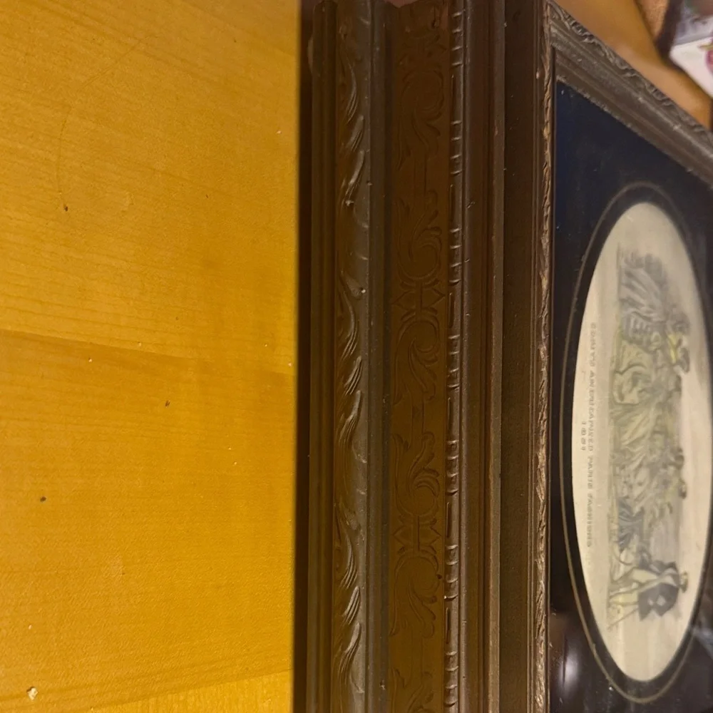 None antique framed