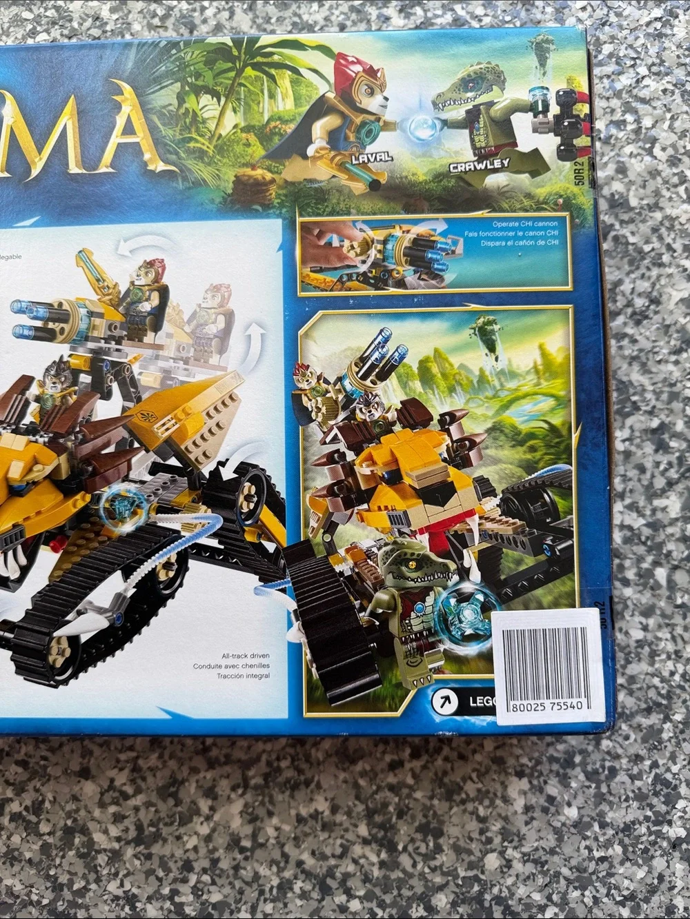 Lego CHIMA Laval's Royal Fighter Yellow and Brown Building Set