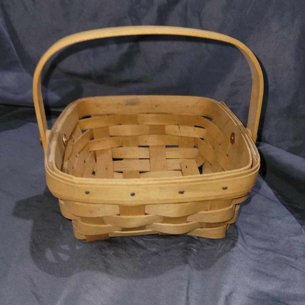 Longaberger handwoven wood