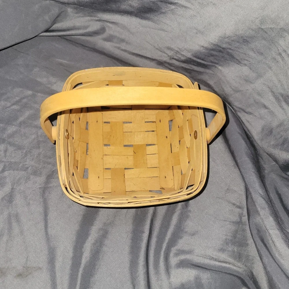 Longaberger handwoven wood