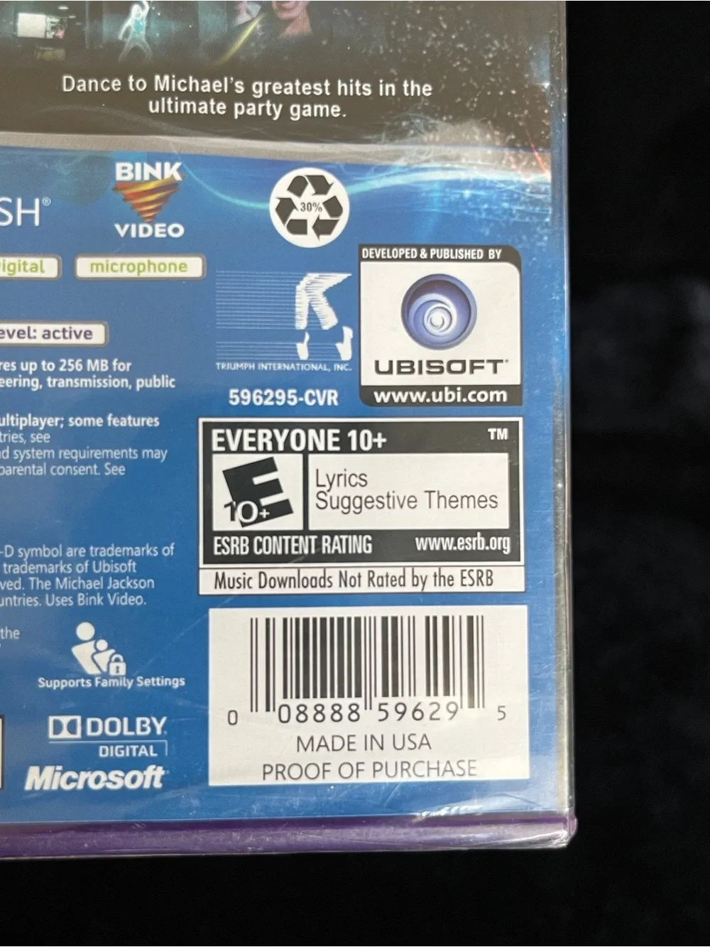Xbox michael jackson