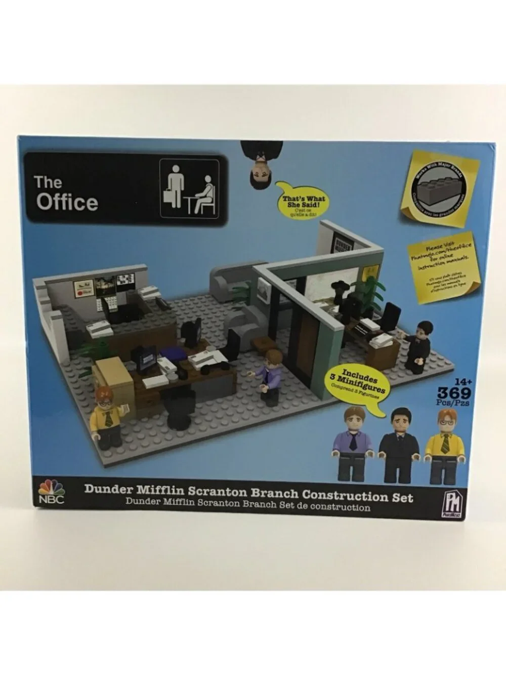 NBC The Office Dunder Mifflin Scranton Branch Construction Set Minifigures 99%