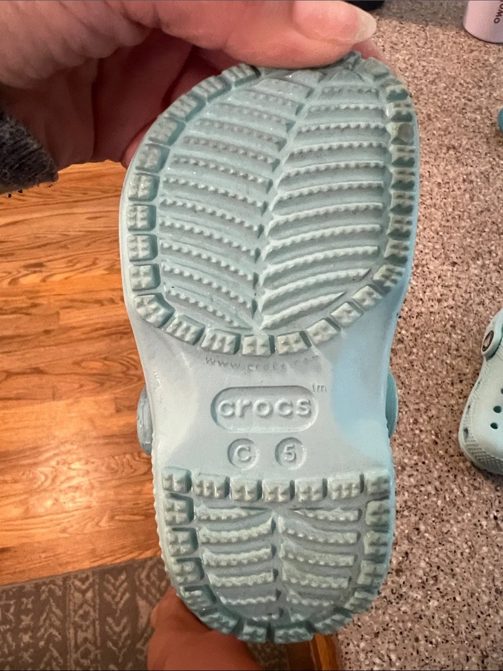 CROCS minimally worn