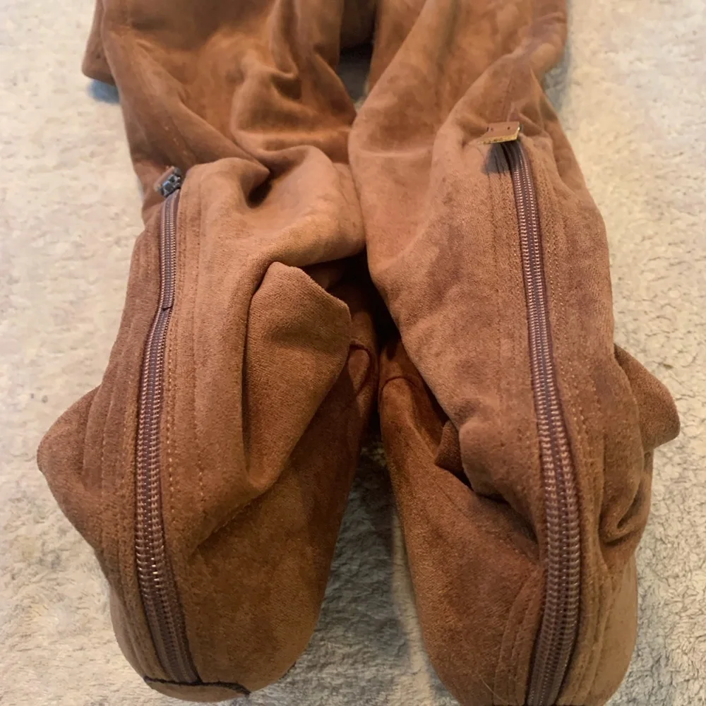Brown Suede Knee-High Boots Size 5.5