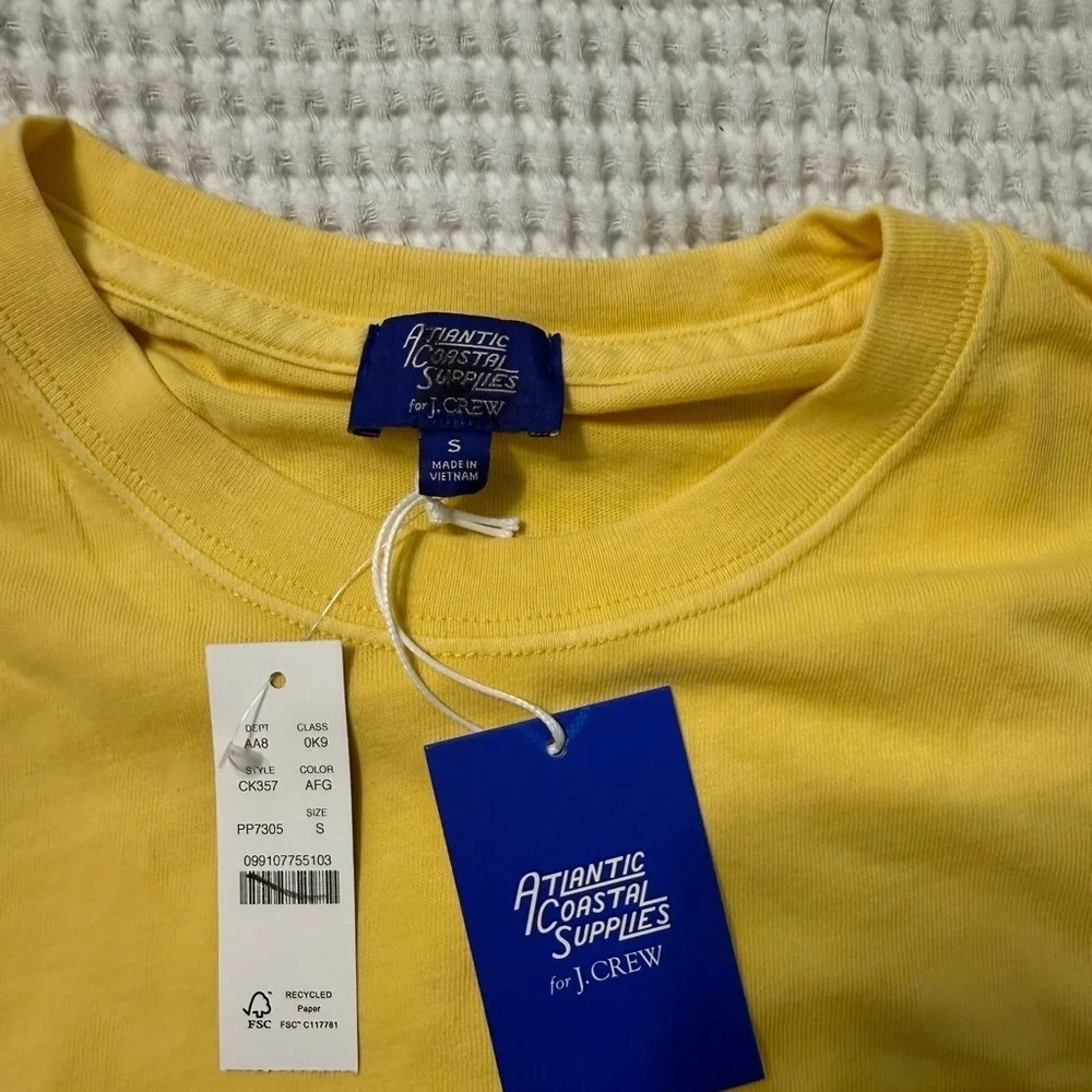 Atlantic Coastal Supplies x J. Crew Men's Vintage Wash Graphic T-Shirt NWT S