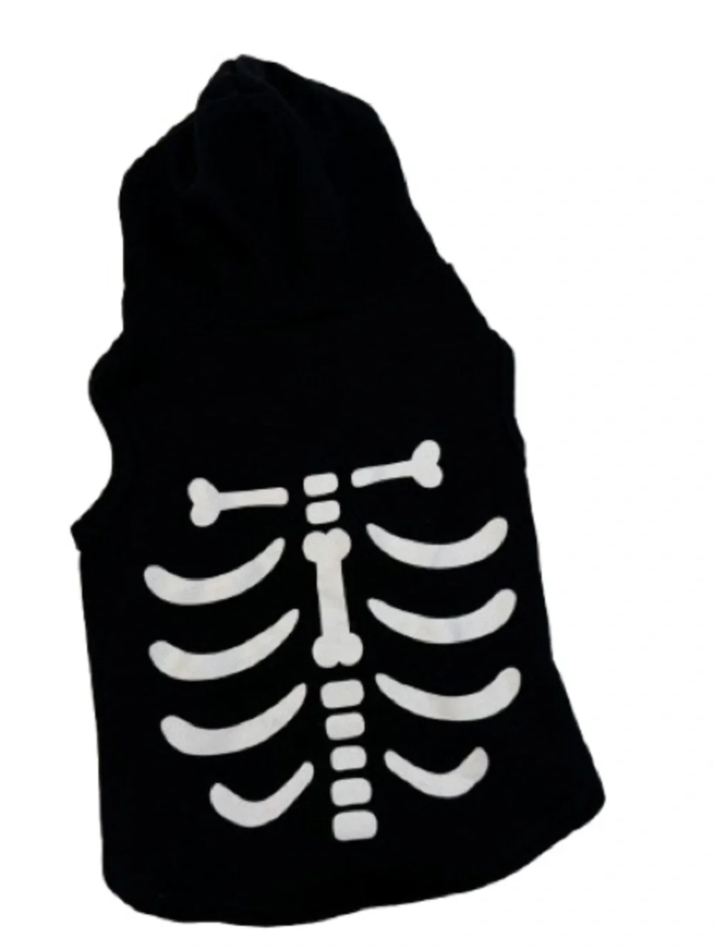 Black Skeleton Hoodie Pet Costume Hoodie Skeleton Shirt