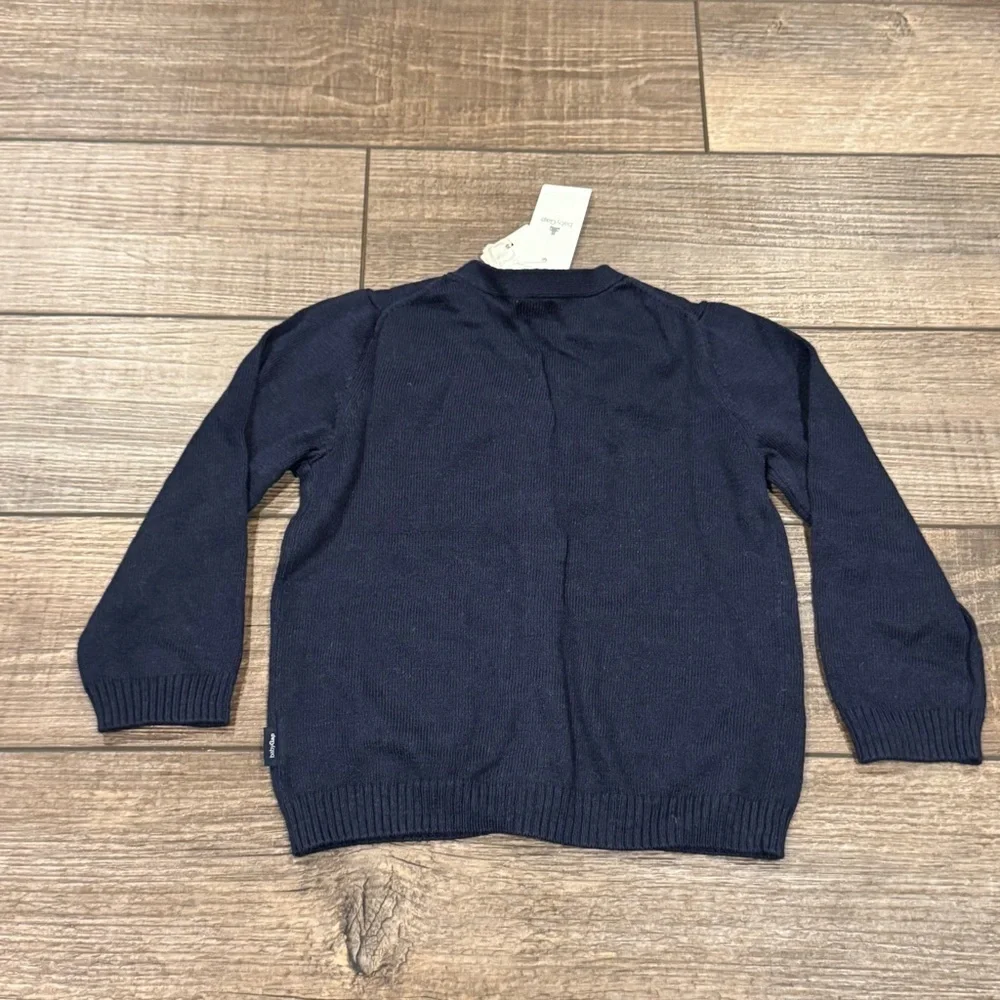 New BabyGap Navy Blue Long Sleeve Cardigan Unisex Size 18-24 Months NWT