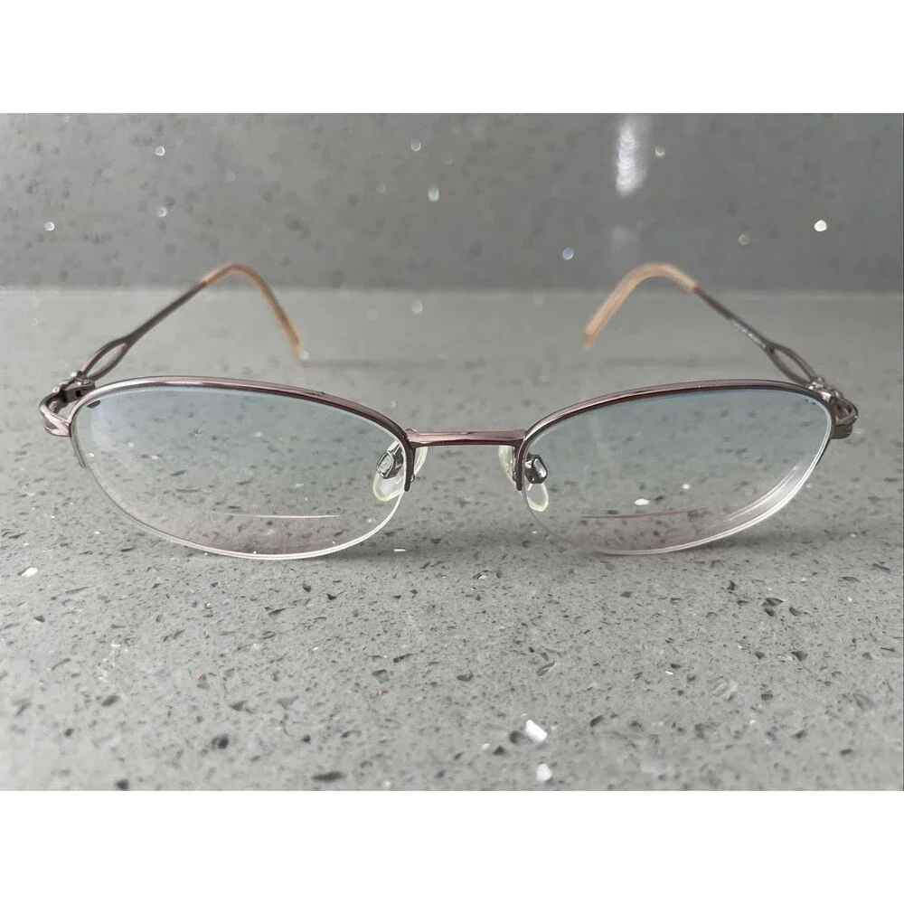 Sferoflex Eyeglasses FRAMES ONLY 4403T 4063 52-18-135 Half rim pink