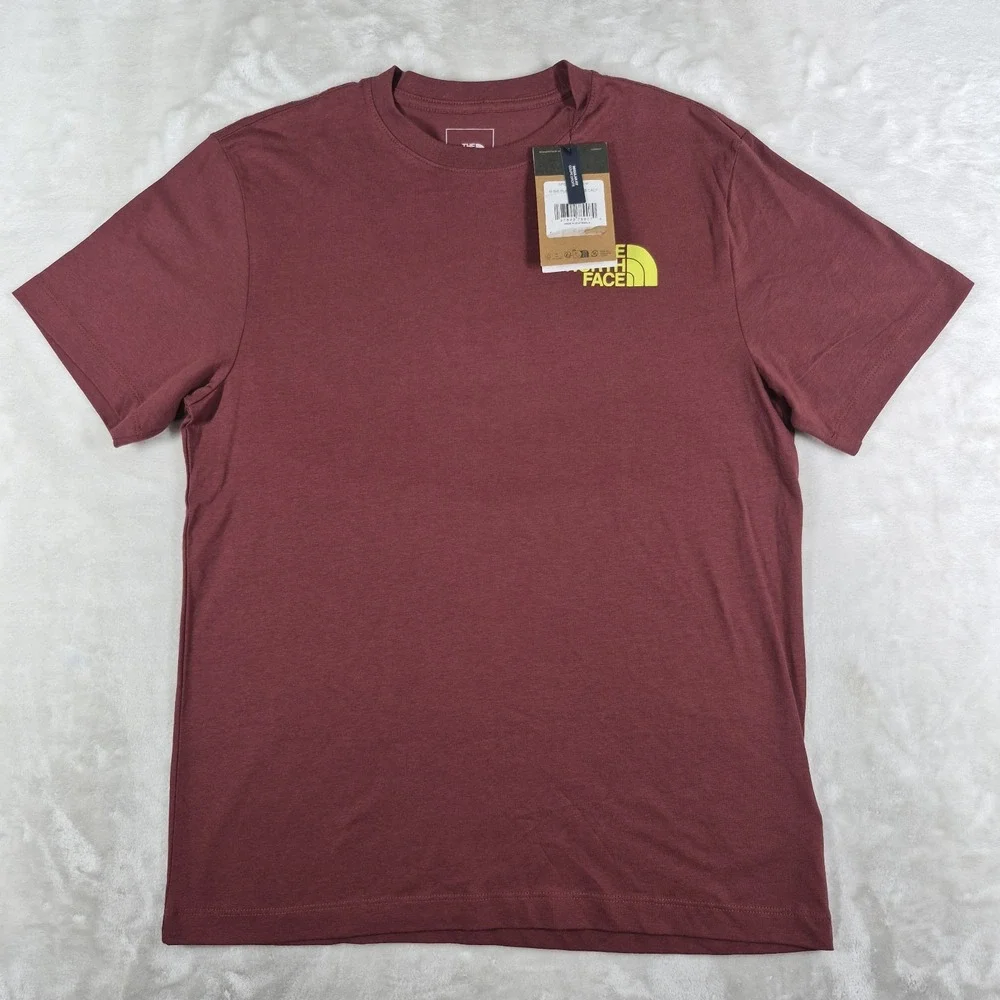 The North Face Public Lands Cactus T-Shirt Men's Medium Red Short Sleeve Tee NWT