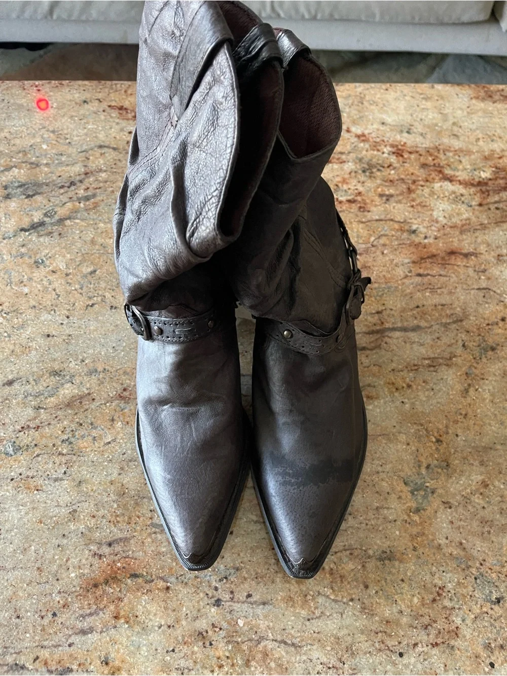 Durango Crush Slouch Harness Western Boots - Size 9