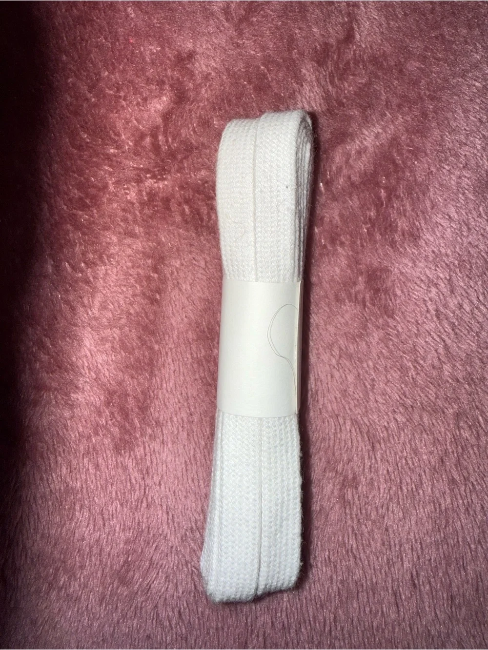 Chanel White Cotton Shoelaces