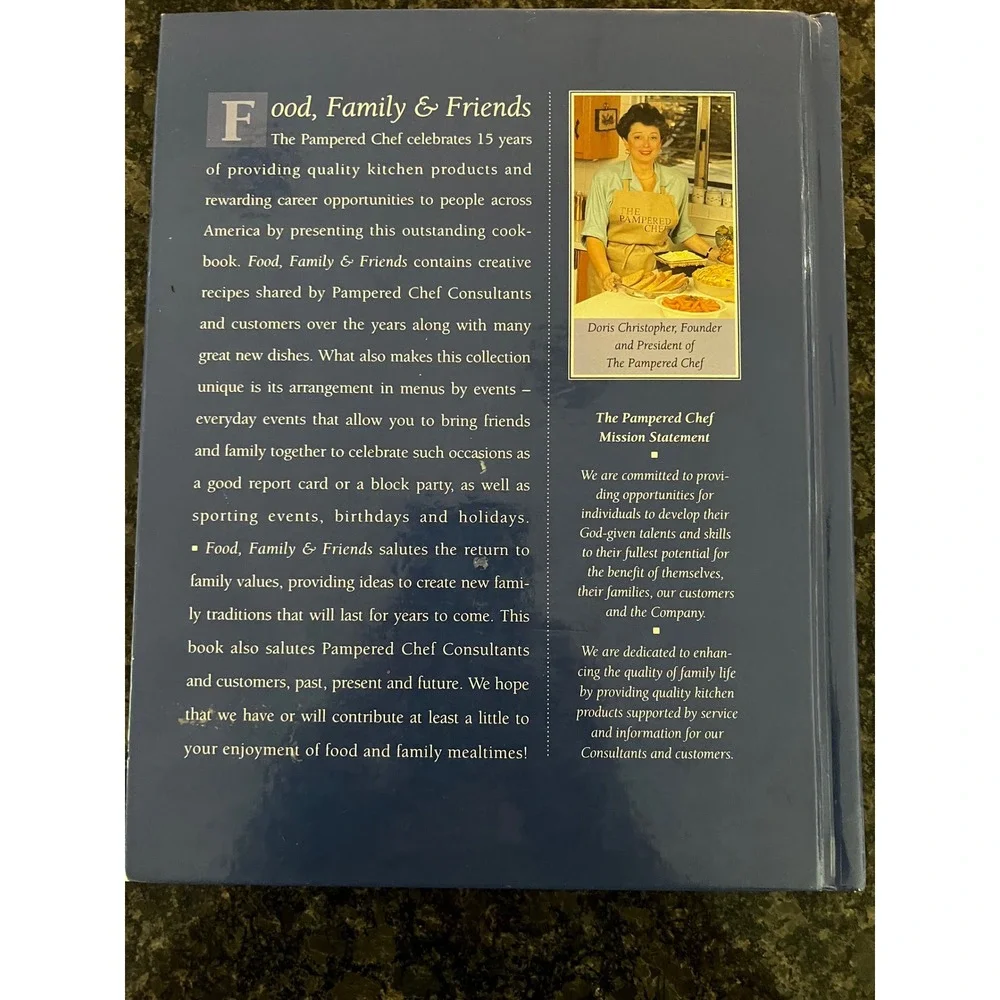 The Pampered Chef vintage cookbook