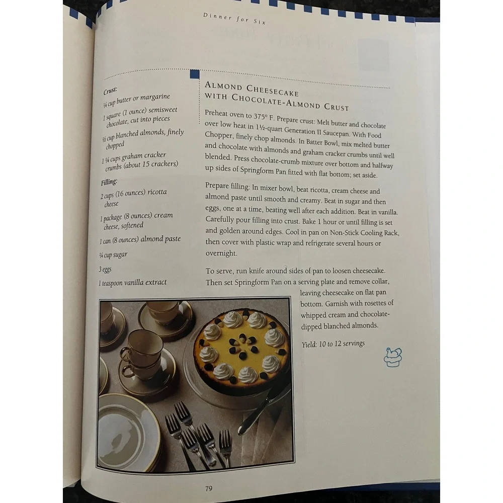 The Pampered Chef vintage cookbook