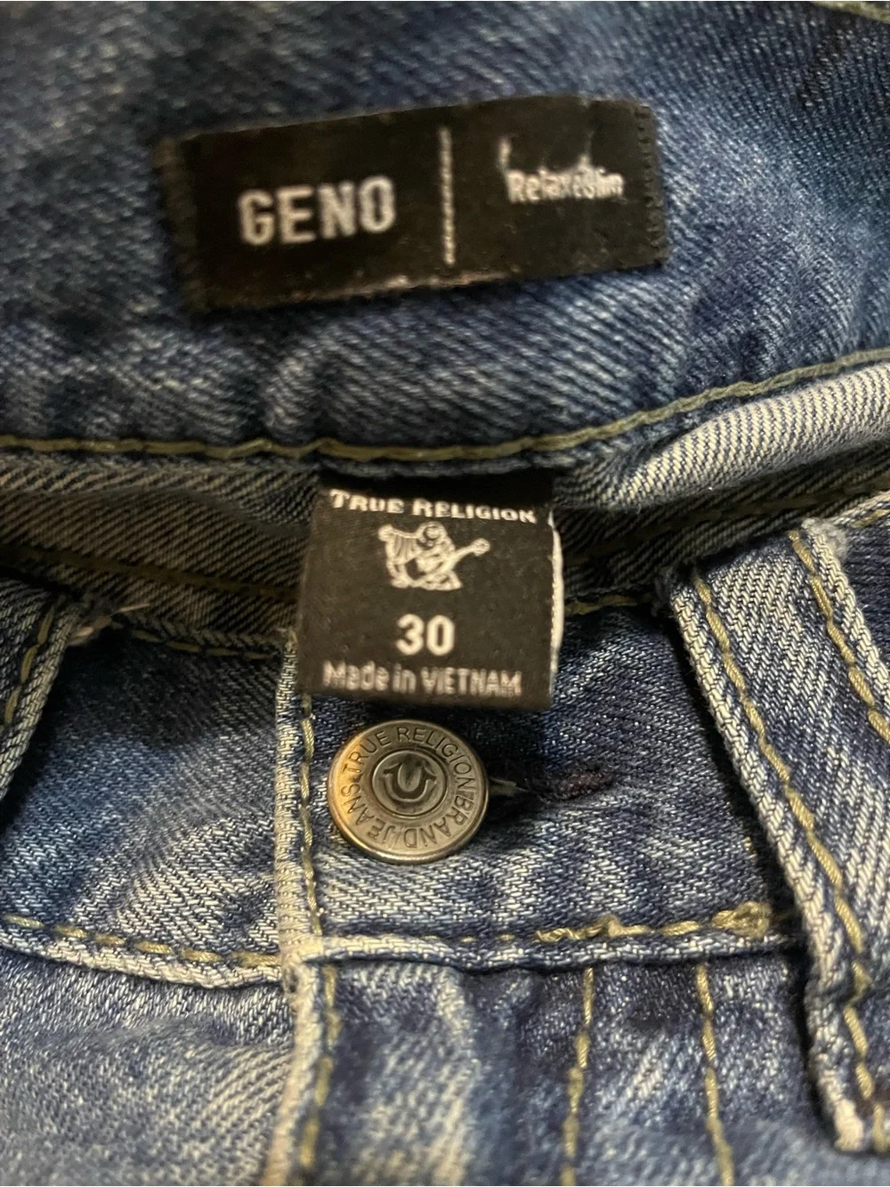 True Religion clean stains no