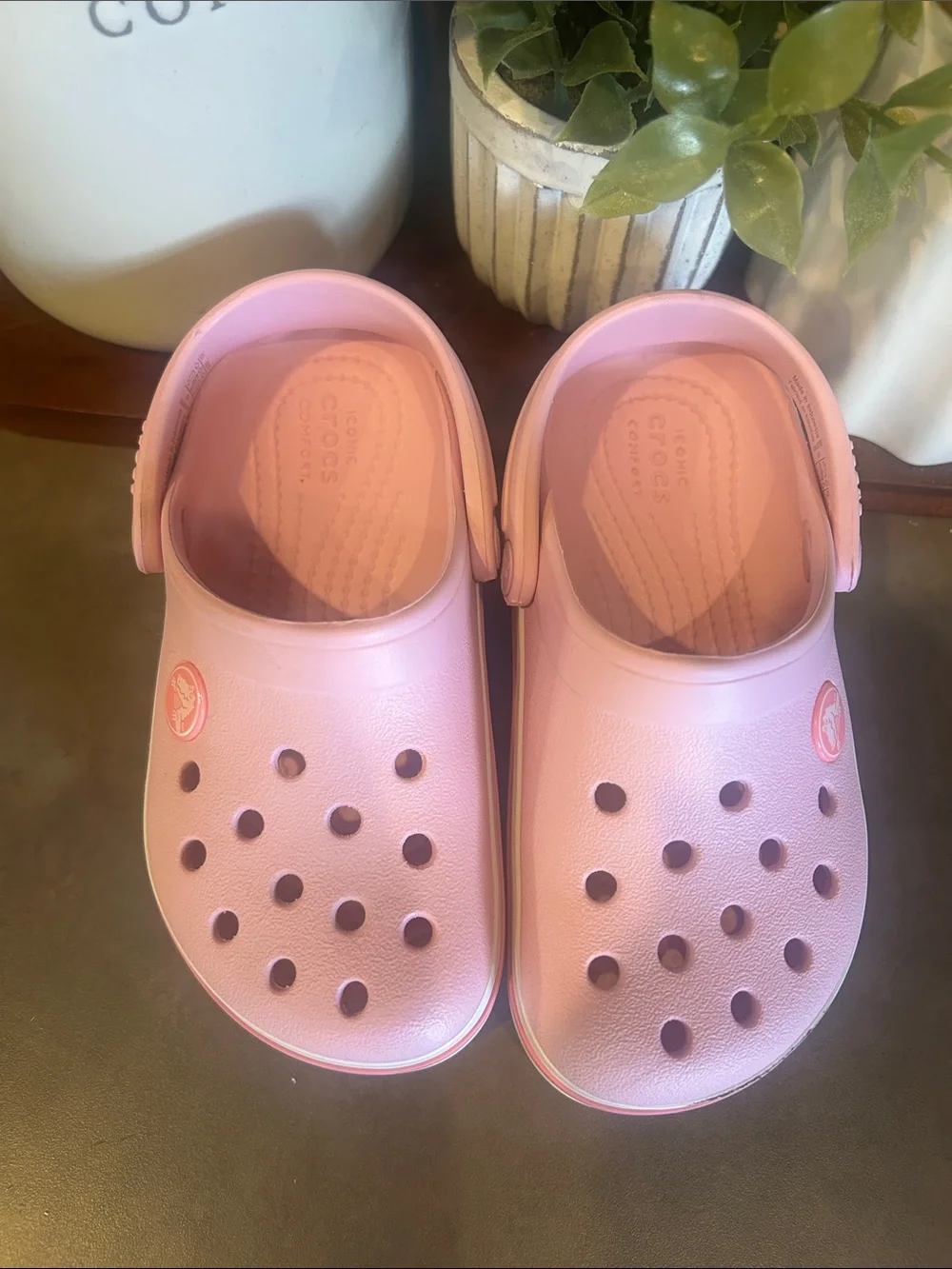 Crocs Crocband Clogs Ballerina Pink Sz C9