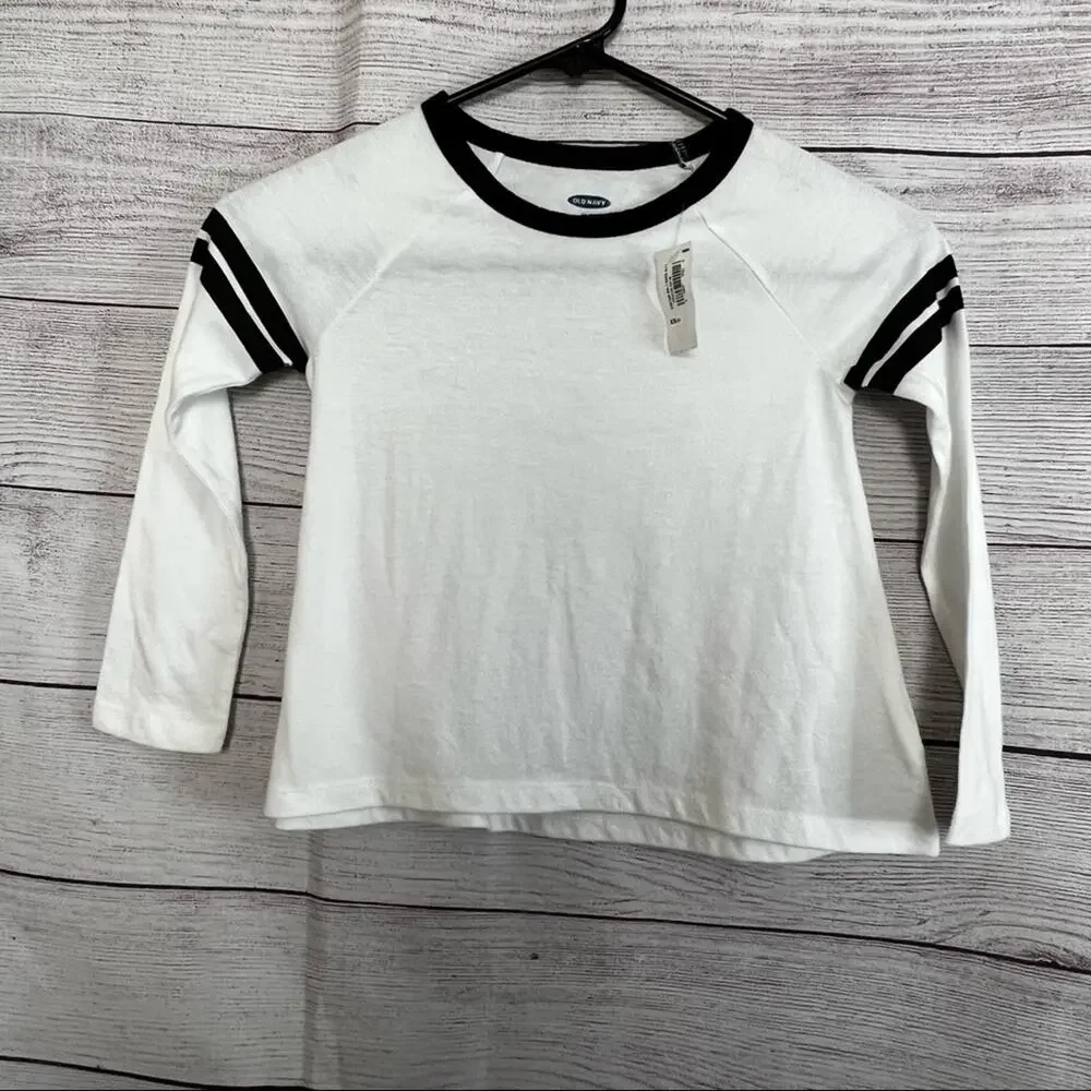 Old Navy Girls Crewneck  Long Sleeve Tee Sz (xs) 5