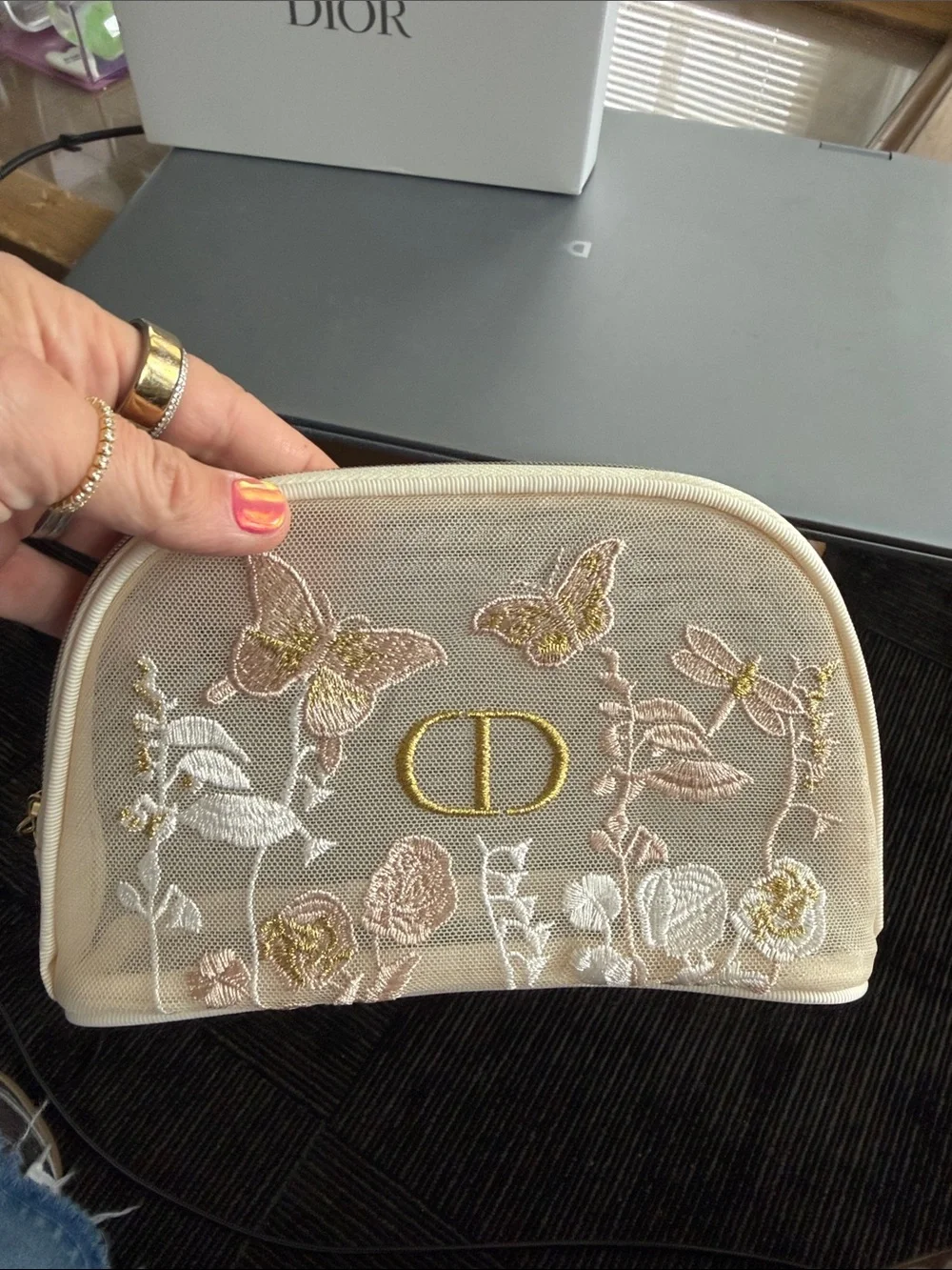 Dior compact pouch