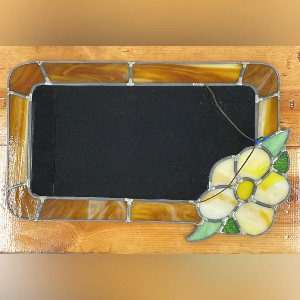 Handmade vintage stained