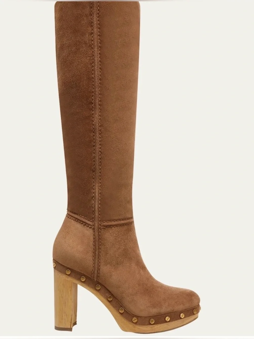 Veronica Beard Glendale clog knee boots - size 10
