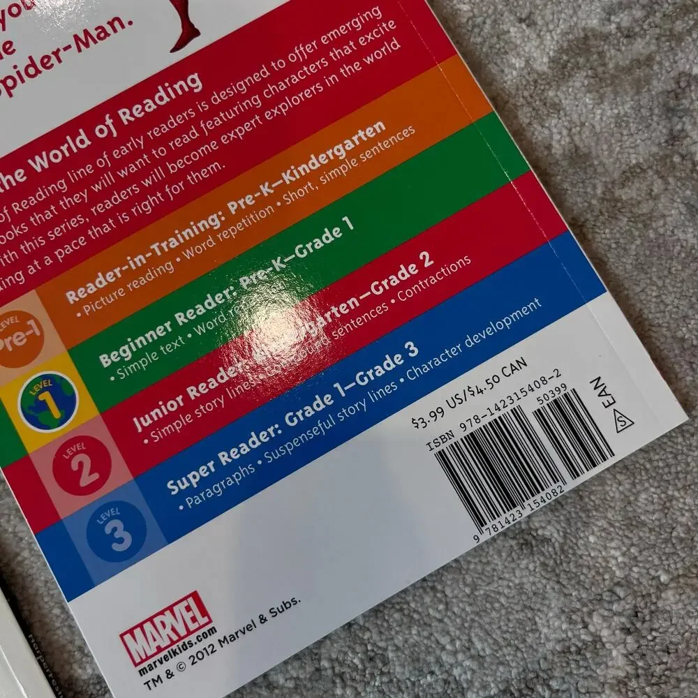 Marvel beginner reader