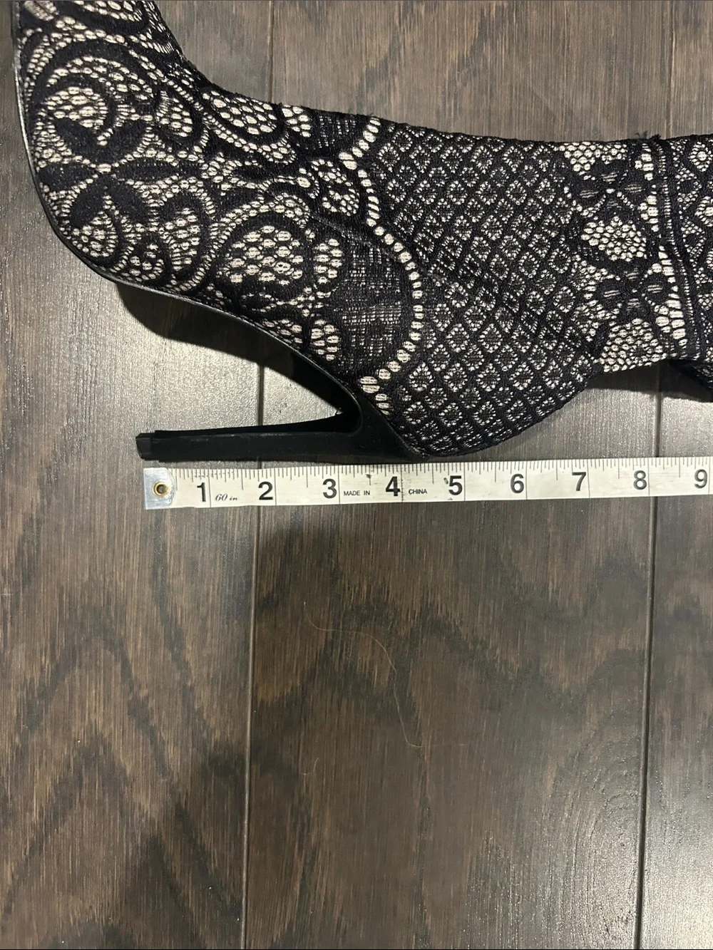 Steve Madden high pointed fabric