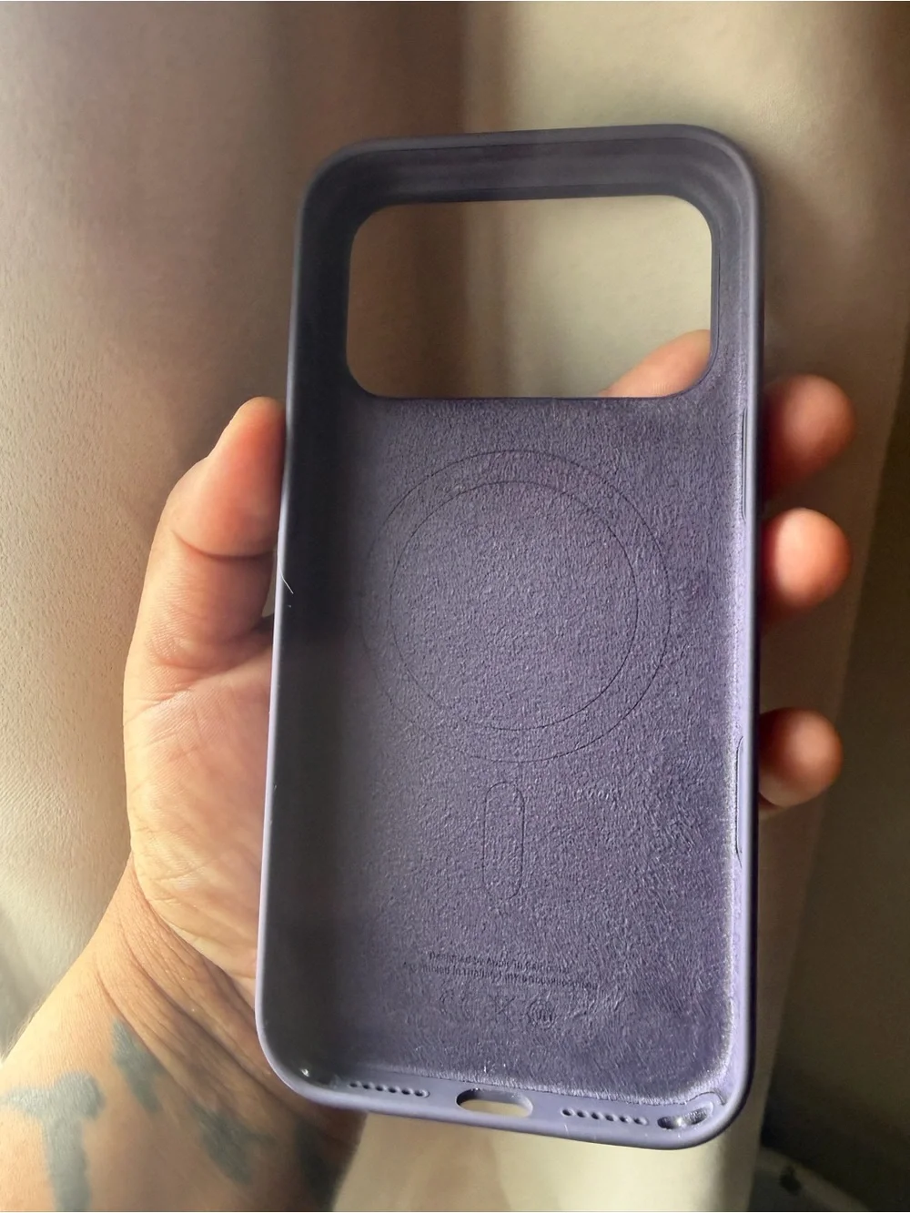 Apple branded silicone