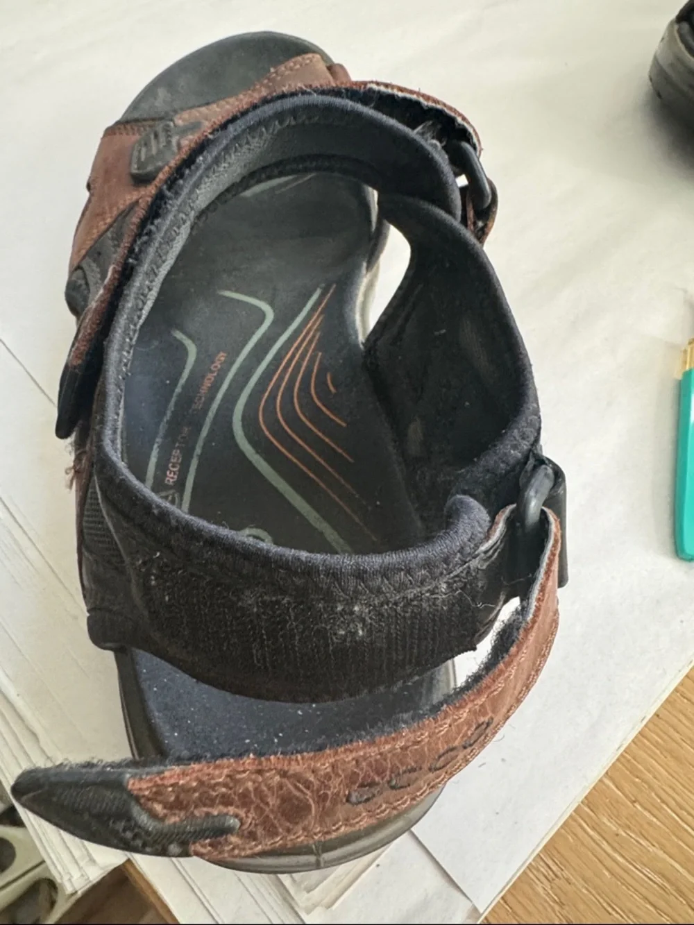 Ecco velcro closure