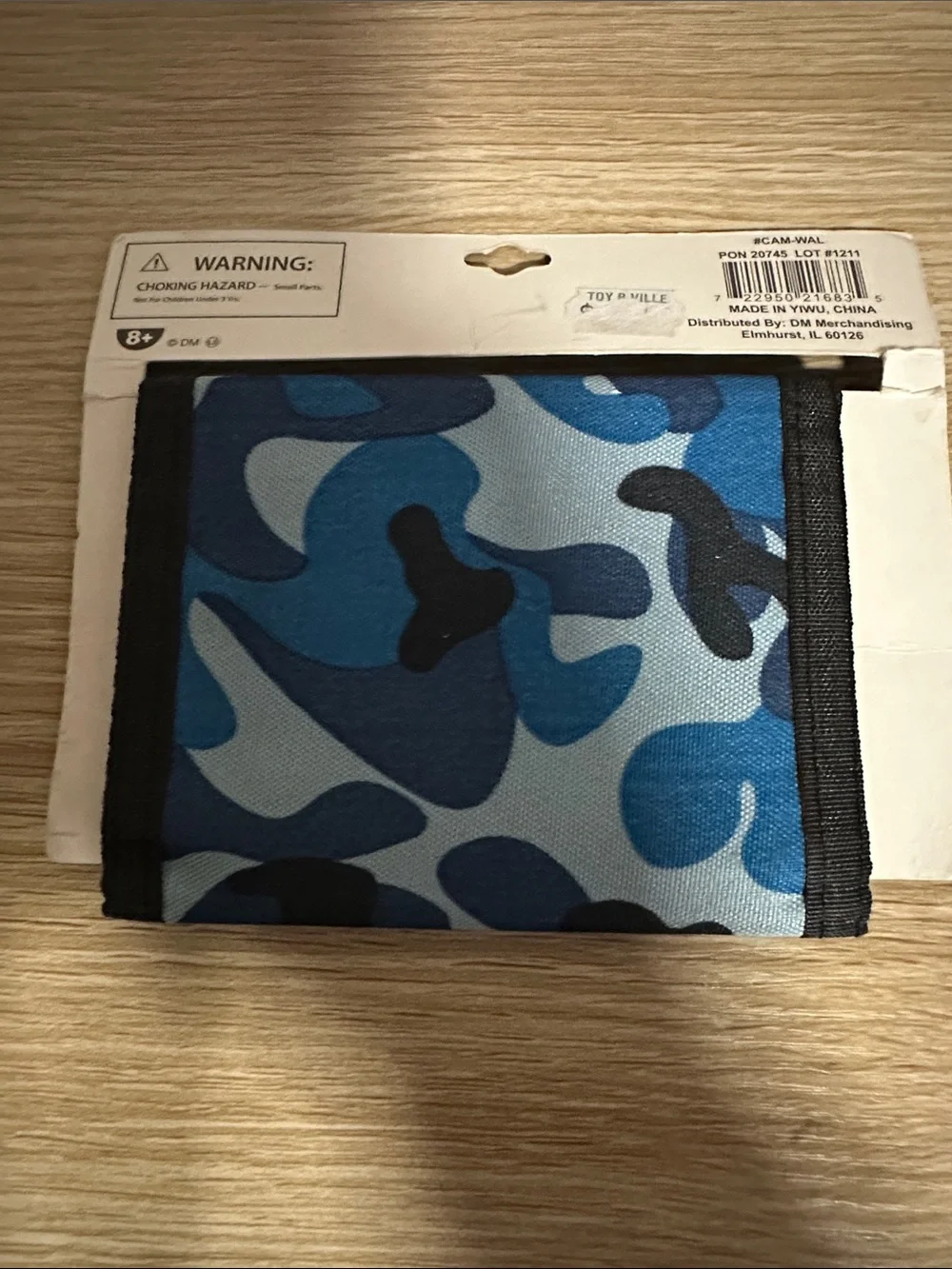 DM Merchandising blue camo