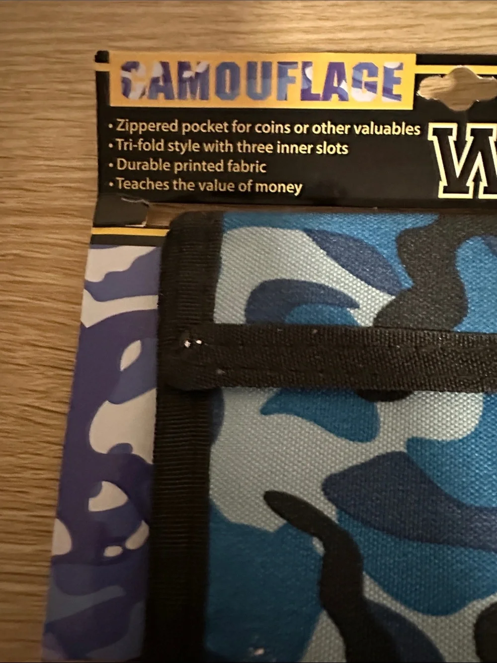DM Merchandising blue camo