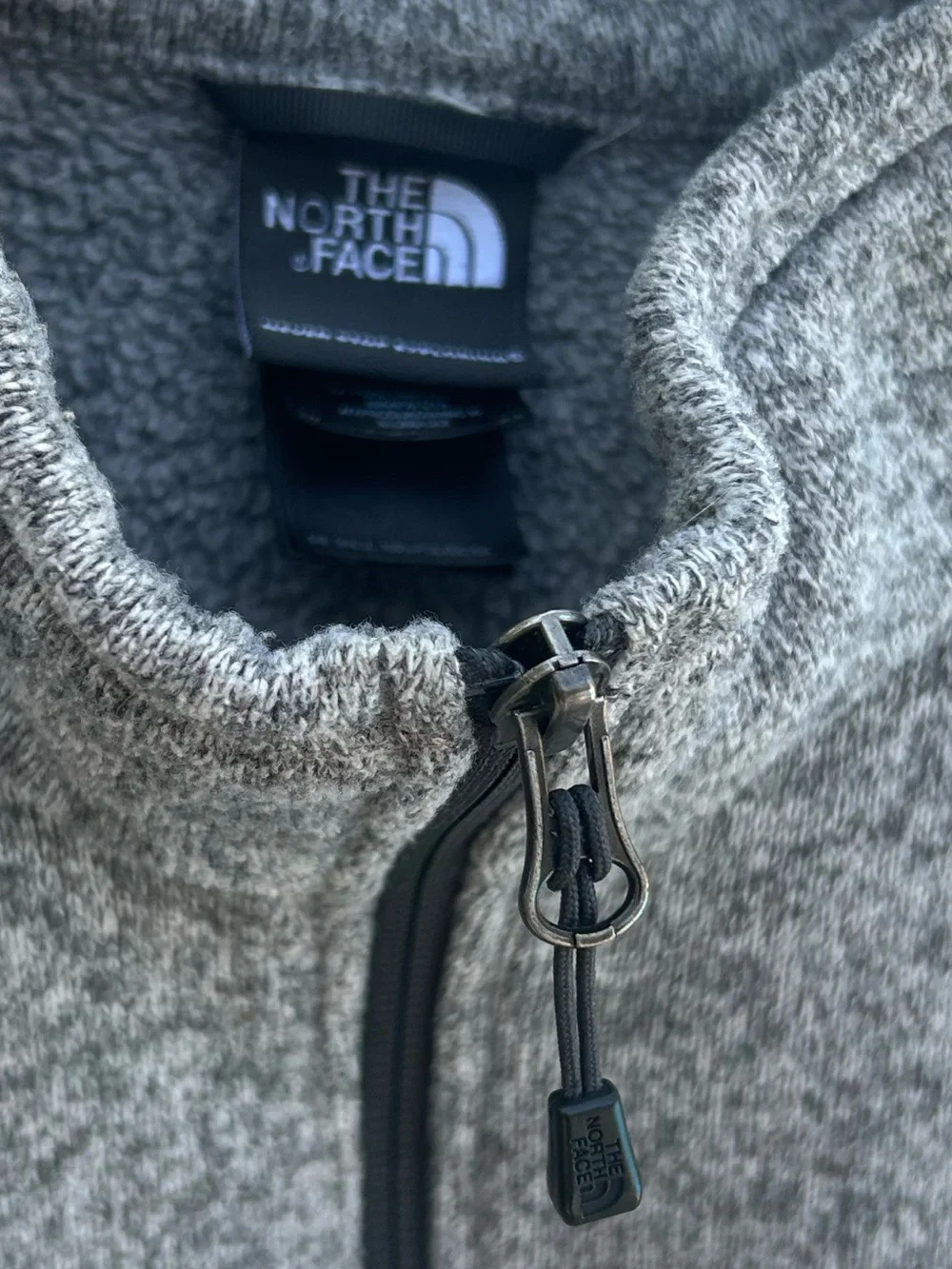 The North Face classic gray