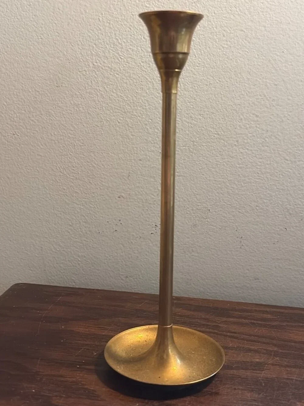 VTG Brass Taper Candle Holder - 8
