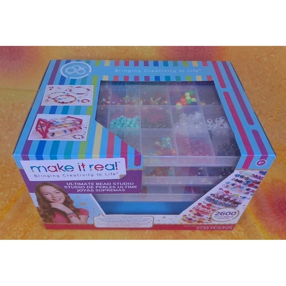 Make It Real Bringing Creativity To Life Jewelry Making Bracelets 2733 Pieces‎