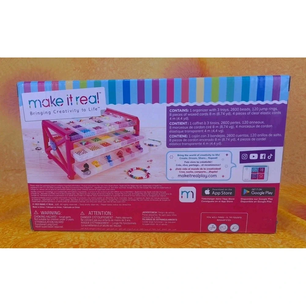 Make It Real Bringing Creativity To Life Jewelry Making Bracelets 2733 Pieces‎