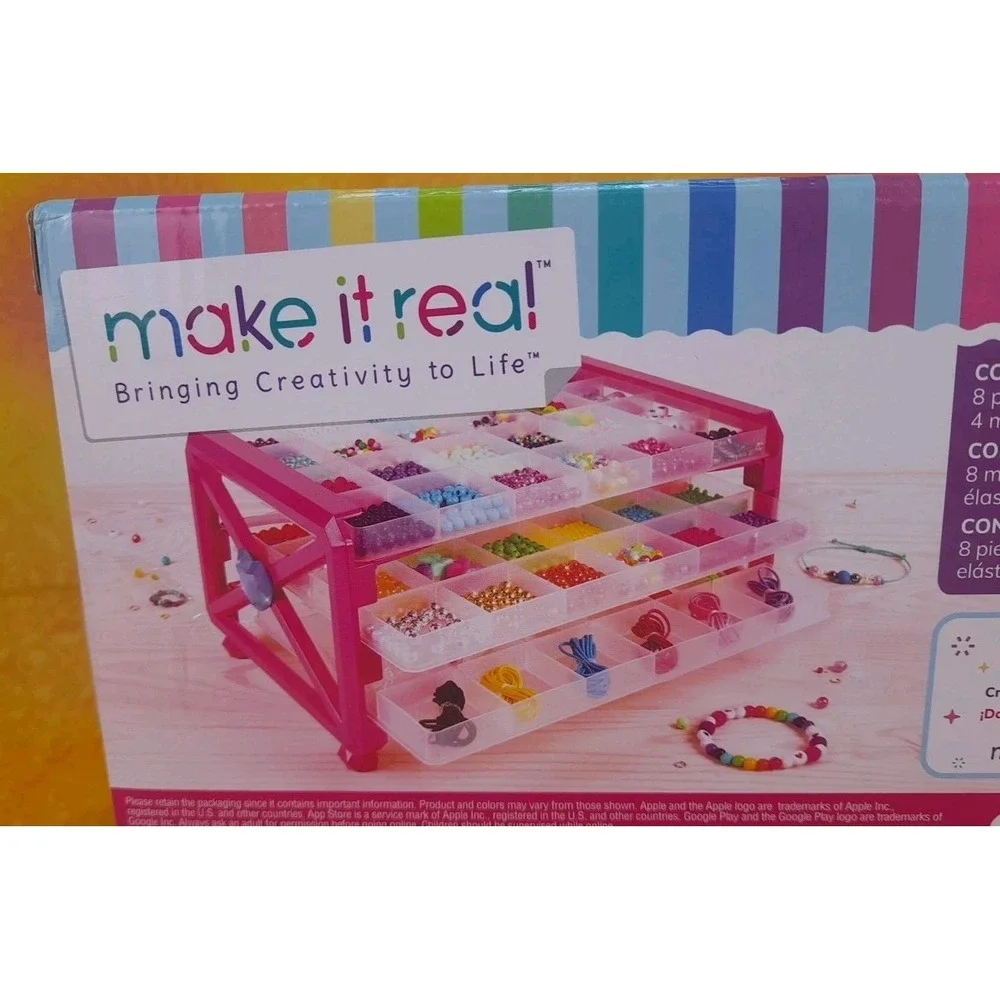 Make It Real Bringing Creativity To Life Jewelry Making Bracelets 2733 Pieces‎