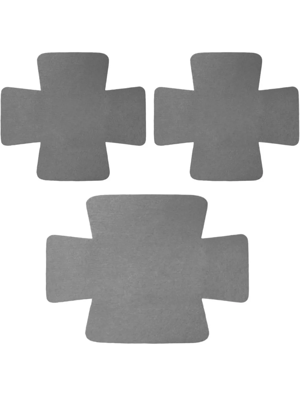 Gray Non-Slip Felt Pan Protectors - Set of 6 for Cookware