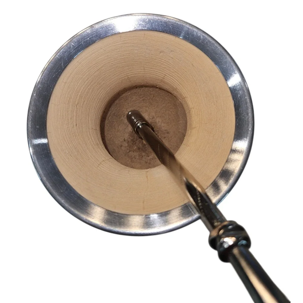 Fortin Quieto Argentine Yerba Mate Gourd Set with Bombilla Straw and Stand